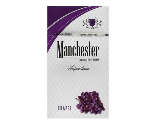 Сигареты Manchester Grapes Superslims оптом Сигареты Manchester Grapes Superslims оптом